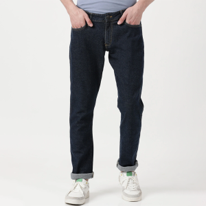 Men Navy Blue Skinny Fit Low-Rise Stretchable Jeans