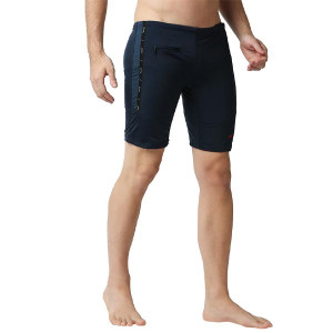 Navy Blue Solid Jammers Bottomwear