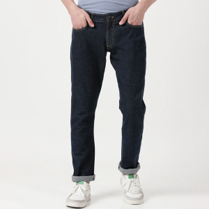 Men Navy Blue Vegas Fit Low-Rise Stretchable Jeans
