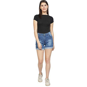 Women's Dark Blue  Shorts | Regular Fit | Stretchable