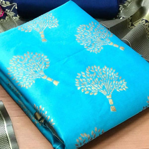 Banarasi Unstitched Dress Material